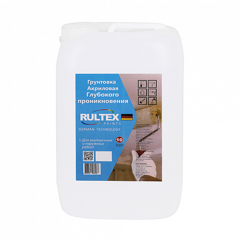 Грунтовка глубокого проникновения эконом RULTEX