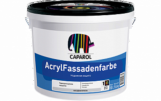 Краска фасадная для колеровки Caparol AcrylFassadenfarbe, база 3, 9,4 л