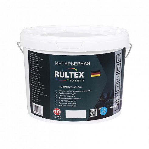 Краска интерьерная RULTEX